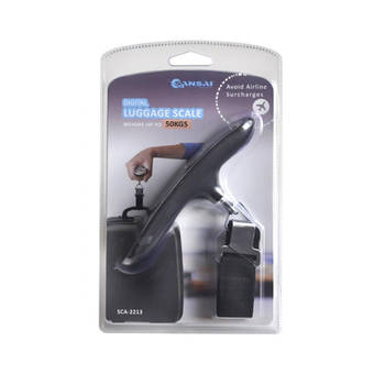 Sansai Digital Luggage Scale 50kgs - Black