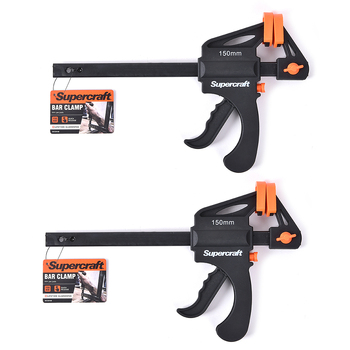 2PK Supercraft 150mm Bar Wood/Metal Working Clamp Tool