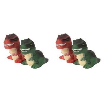 2PK Schylling Dino Bites Squeeze Roaring Kids Toy 9cm Assorted 3y+