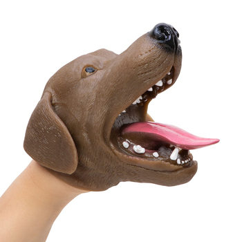 Schylling Stretchy Dog Hand Puppet Kids Toy 15cm Assorted 5y+