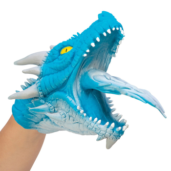Schylling Stretchy Dragon Hand Puppet Kids Toy 15cm Assorted 3y+