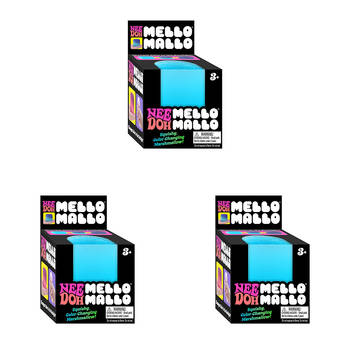 3PK Schylling Mello Mallo Nee Doh Kids/Childrens Toy - Assorted 3y+