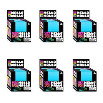 6PK Schylling Mello Mallo Nee Doh Kids/Childrens Toy - Assorted 3y+