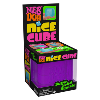 Schylling Nee Doh Nice Cube Kids Squeeze Toy 6cm Assorted 3y+