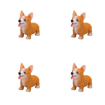 4PK Schylling Pocket Size Pups V3 Squishy Toy - Assorted 3y+