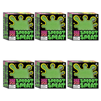 6PK Schylling Sploot Splat Nee Doh Kids/Childrens Toy - Assorted 3y+