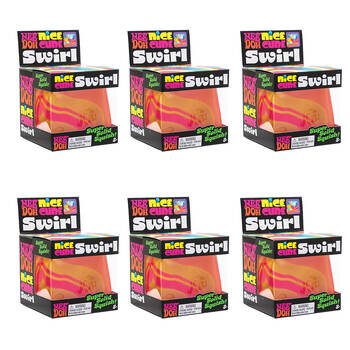 6PK Schylling Nice Cube Swirl Nee Doh Kids Toy - Assorted 3y+