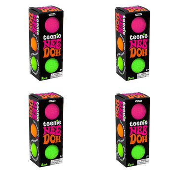 12pc Schylling Teenie Nee Doh Squeeze Balls Kids 3cm Toy Assorted 3y+