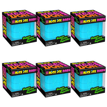 6PK Schylling Nice Ice Baby Teenie Nee Doh Kids Toy - Assorted 3y+