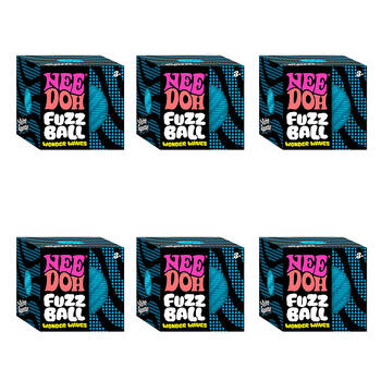 6PK Schylling Fuzz Ball Wonder Waves Nee Doh Kids Toy - Assorted 3y+