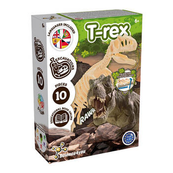 Science 4 You T-Rex Fossil Excavation Kids Educational Science Kit 6y+