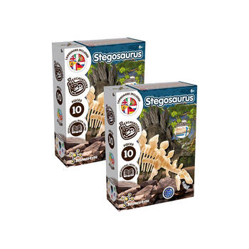 2PK Science 4 You Stegosaurus Fossil Excavation Kids Educational Science Kit 6y+