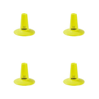 4PK Summit Global Plastic Batting Tee Small 12x11cm - Yellow