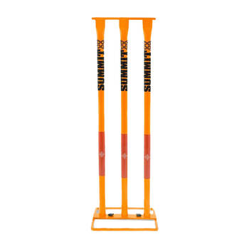 Summit Global Metal Cricket Stumps w/ Base - Orange
