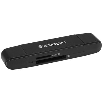 Star Tech SD microSD Card Reader - For USB-C and USB-A Enabled Devices