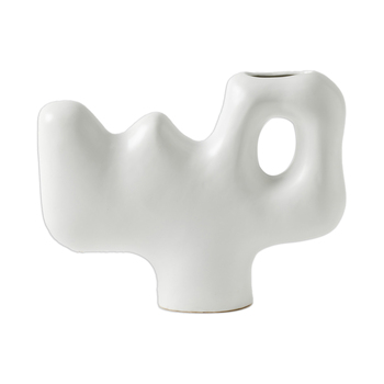 Pilbeam Living Stoneware Suri Vessel Home Decor White 32cm