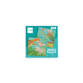 Scratch Europe Magnetic Puzzle Book To Go Dinosaurs Kids Toy 3y+