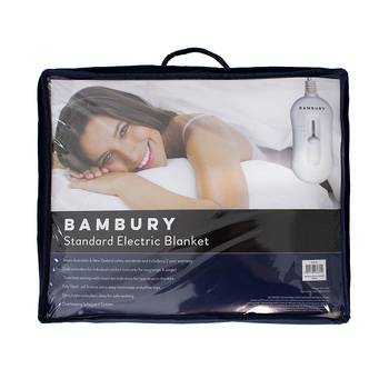 Bambury King Bed Electric Blanket Soft Touch Home