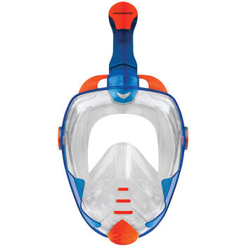 2pc Mirage Galaxy2 Snorkelling Mask & Snorkels Adult Set L/XL Blue