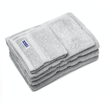 5pc Dickies Antibacterial Towel Set Silver