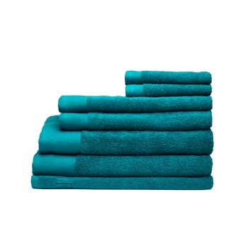 7pc Sheraton Luxury Maison Byron Towel Pack Cotton Blue
