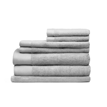7pc Sheraton Luxury Maison Byron Towel Pack Cotton Grey