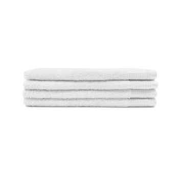4pc Sheraton Luxury Maison Greenwich Hand Towels 40cm x 60cm Cotton White