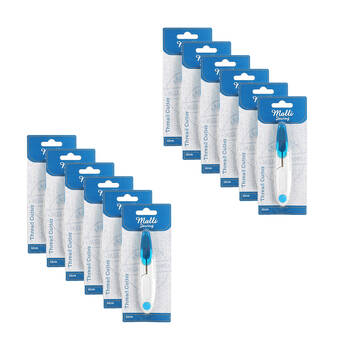 12PK Malli Sewing Thread Cutter w/ Cap 12x12cm - Blue/White