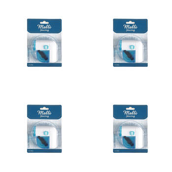 4PK Malli Sewing Portable Plastic Lint Remover Fabric Shaver 128x4cm - Blue