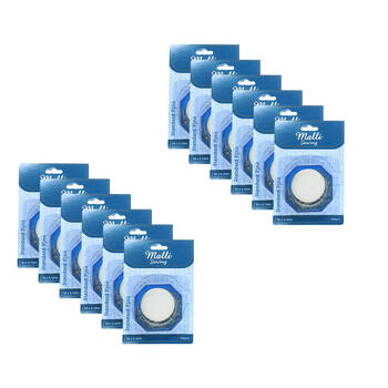 12x 300pc Malli Standard Pins w/ Storage Container 30x0.7mm - Silver