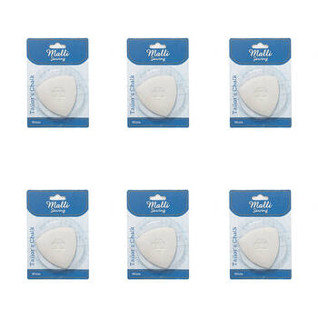 6PK Malli Sewing Tailor's Chalk Garment Marking Tool 126x6cm - Beige