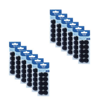 12PK Malli Sewing Round Hook & Loop Self Adhesive Dots Fabric Fastener