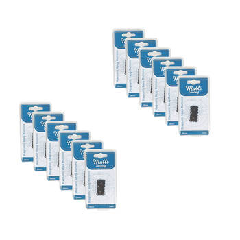 12PK Malli Sewing Sew On Magnetic Metal Snap Buttons 18mm - Assorted