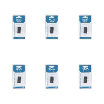 6PK Malli Sewing Sew On Magnetic Metal Snap Buttons 18mm - Assorted