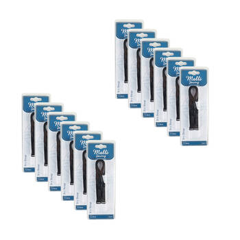 12PK Malli Sewing 1-Pair Nylon Adjustable Bra Strap 121x32cm - Assorted