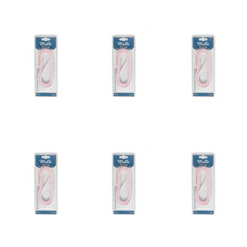 6PK Malli Sewing 1-Pair Holographic/Reflective Shoelaces 100cm - Assorted