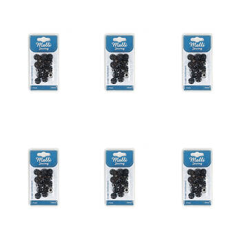 6PK Malli Sewing 8-Sets Iron Snap Fasteners 12mm - Assorted