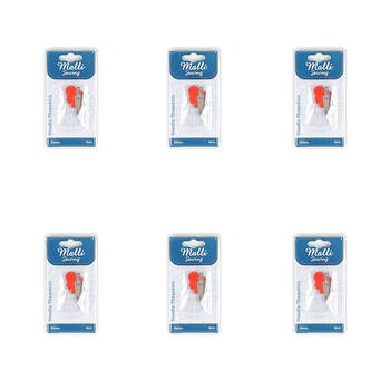 6x 4pc Malli Sewing Metal Needle Threaders 55cm - Assorted