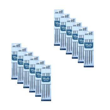 12x 2pc Malli Knitting Needles Set Yarn Crafting Tool 5 & 8mm - Grey