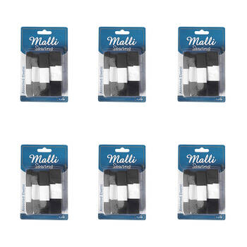 6x 4pc Malli Sewing Elastic Flexible Sewing Bands - Assorted Sizes