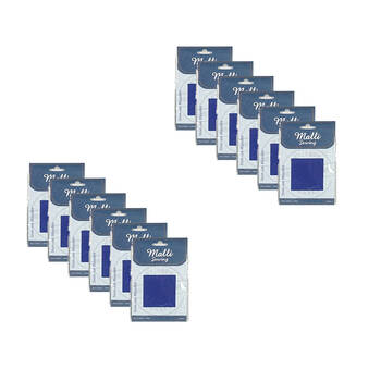 12PK Malli Sewing  Iron-On Mender Fabric Patch Coloured Assorted