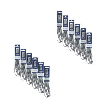 12PK Malli Sewing Oval Replacement Shoelaces 120cm - Assorted