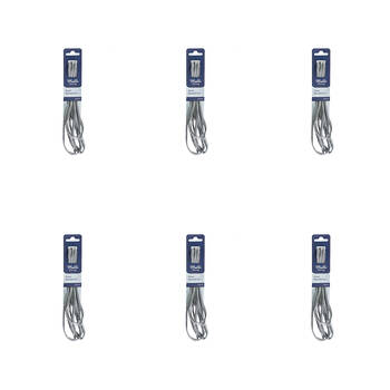 6PK Malli Sewing Oval Replacement Shoelaces 120cm - Assorted