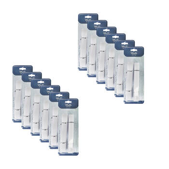 12PK Malli Sewing Nylon Hook & Loop Sew In Tape 122x200cm - Assorted