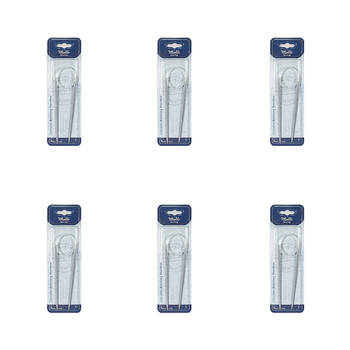 6PK Malli Aluminium/Plastic Circular Knitting Needles 4mm - Grey