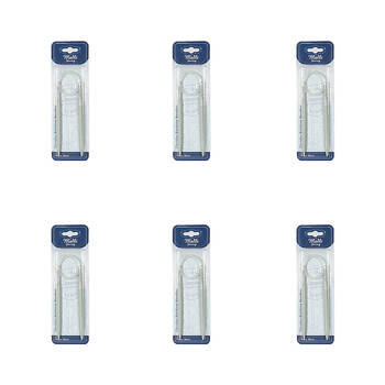 6PK Malli Aluminium/Plastic Circular Knitting Needles 8mm - Grey