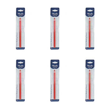 6PK Malli Sewing Fabric Marking Pencil Fabric Marking Tool 17cm - Assorted