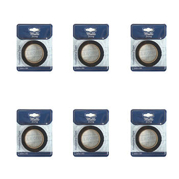 6PK Malli Hemming DIY Fastening Tape 15mm x 18M - Assorted