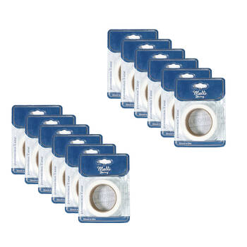 12PK Malli Hemming DIY Fastening Tape 30mm x 18M - Assorted