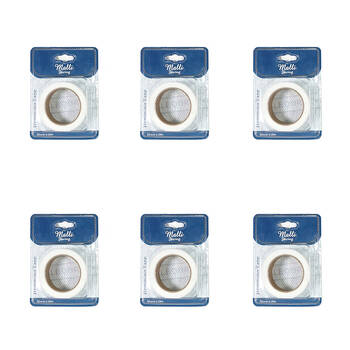 6PK Malli Hemming DIY Fastening Tape 30mm x 18M - Assorted